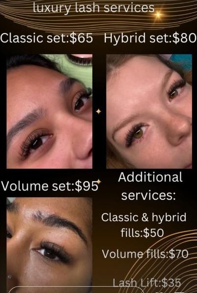 Classic, hybrid and volume lash sets